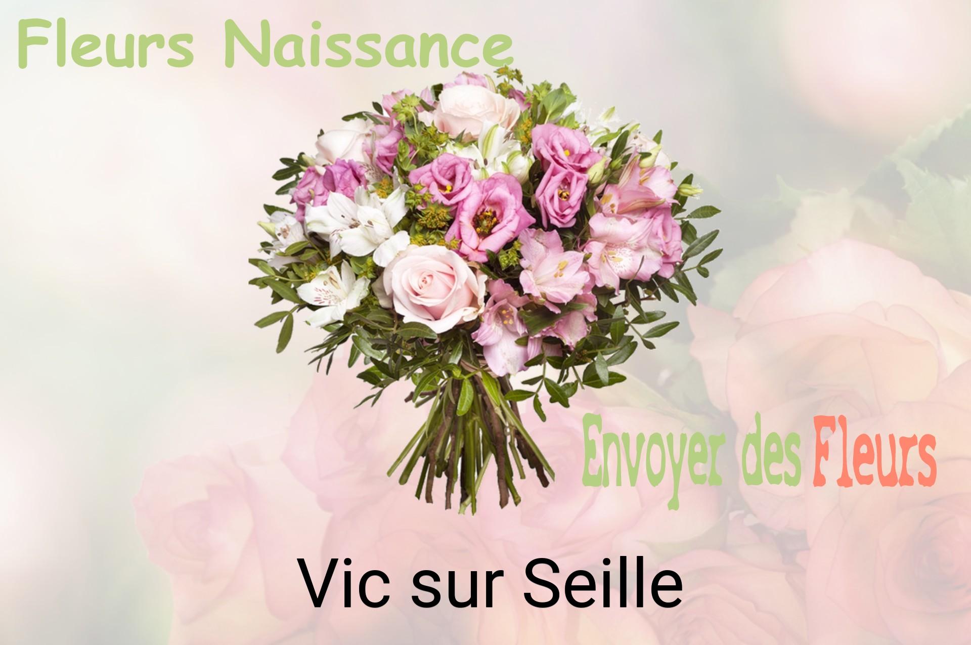 Bouquet de fleurs de naissance livré à Vic-sur-Seille